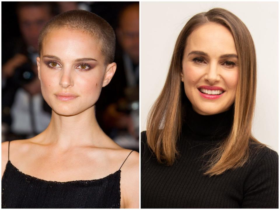 natalie portman shaved head