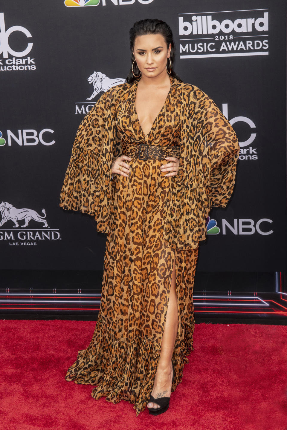 ***FILE PHOTO*** Demi Lovato Rushed To Hospital from Alleged Heroin Overdose LAS VEGAS, NV - MAY 20: Demi Lovato at the 2018 Billboard Music Awards at the MGM Grand Garden Arena in Las Vegas, Nevada on May 20, 2018. Credit: Damairs Carter/MediaPunch /IPX