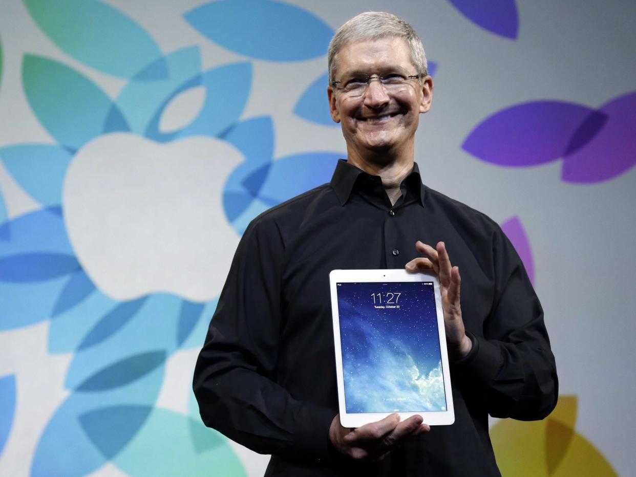 Tim Cook iPad