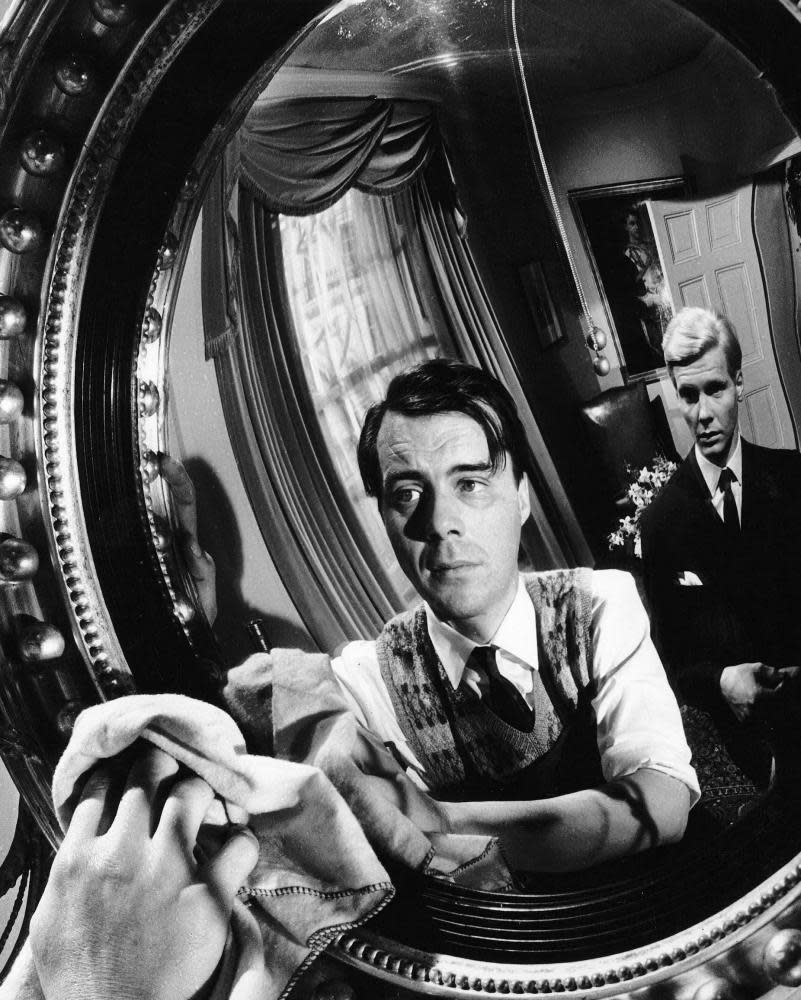 Dirk Bogarde, left, and James Fox in 1963 film The Servant, directed by Joseph Losey.