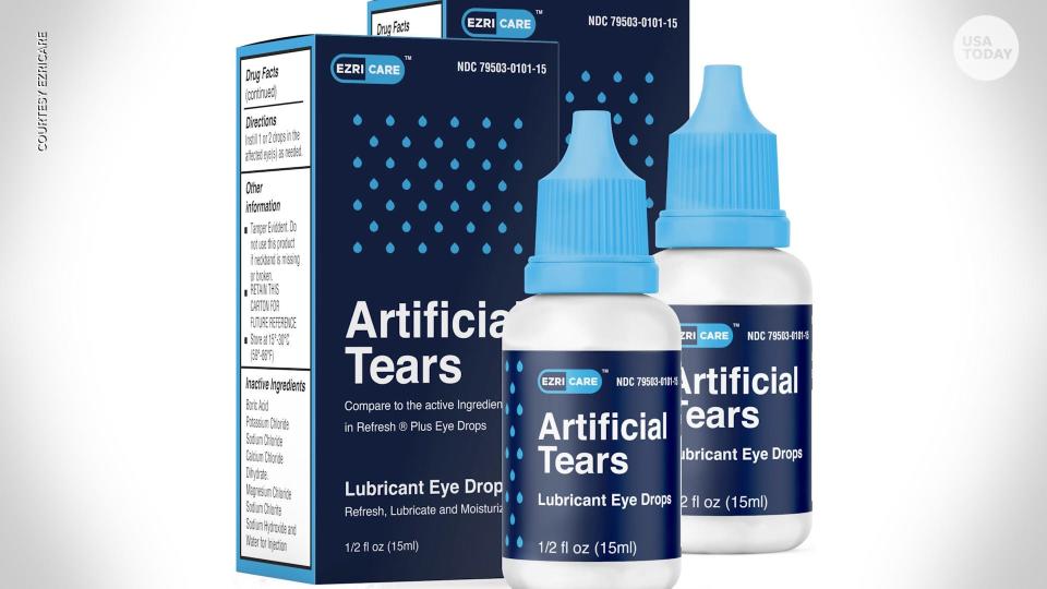EzriCare artificial tears recalled after multiple infections and at least four deaths, CDC says