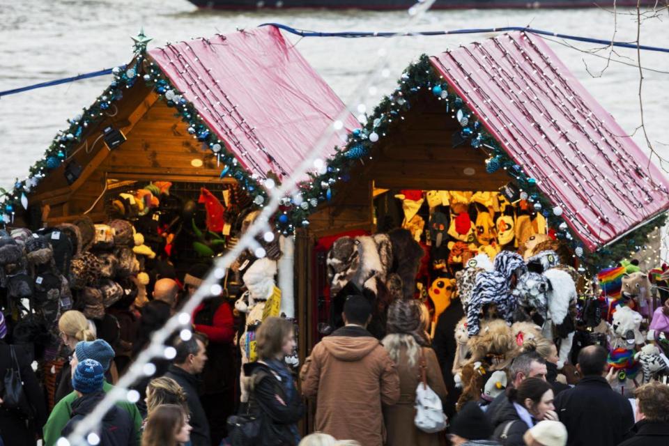 London's South Bank Christmas market (istock)