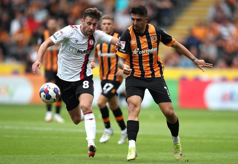 Bristol City went down 2-1 to Hill (Getty Images)