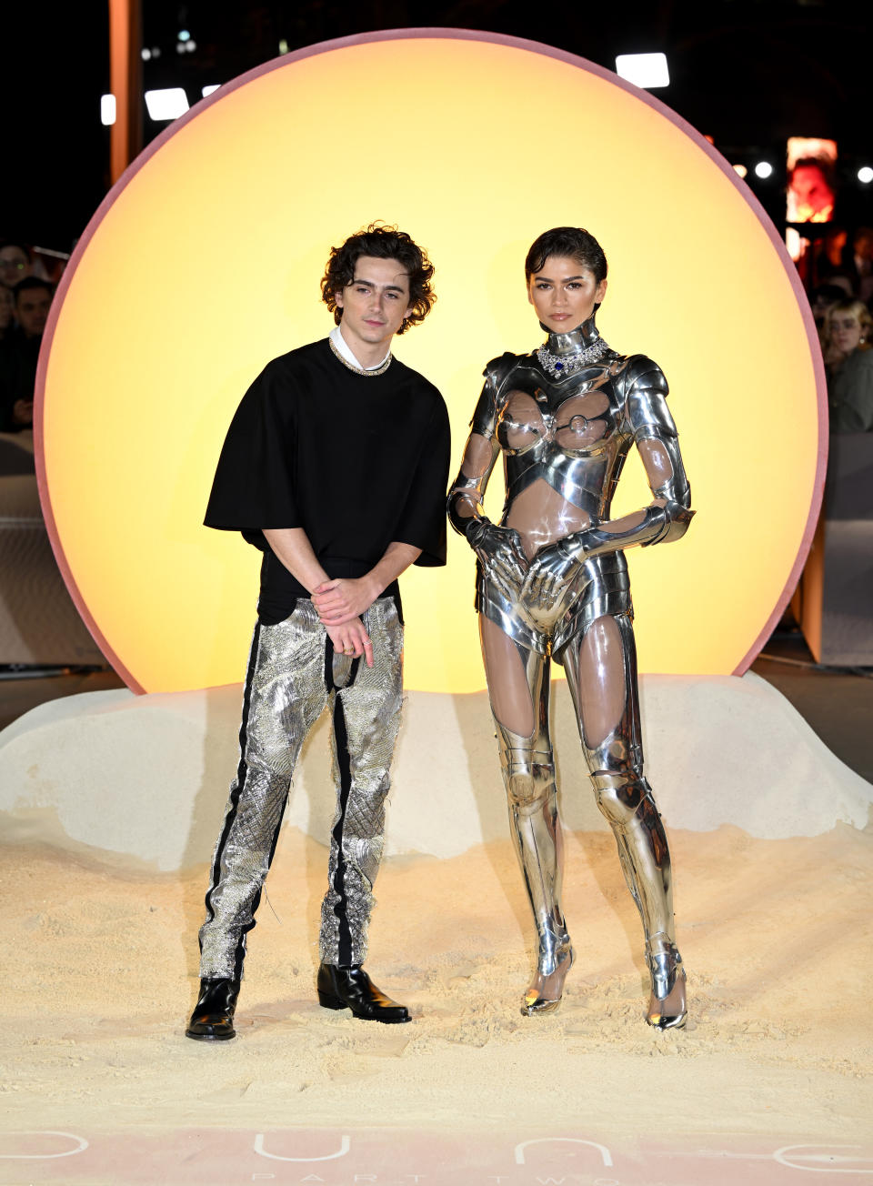 Timothée Chalamet and Zendaya