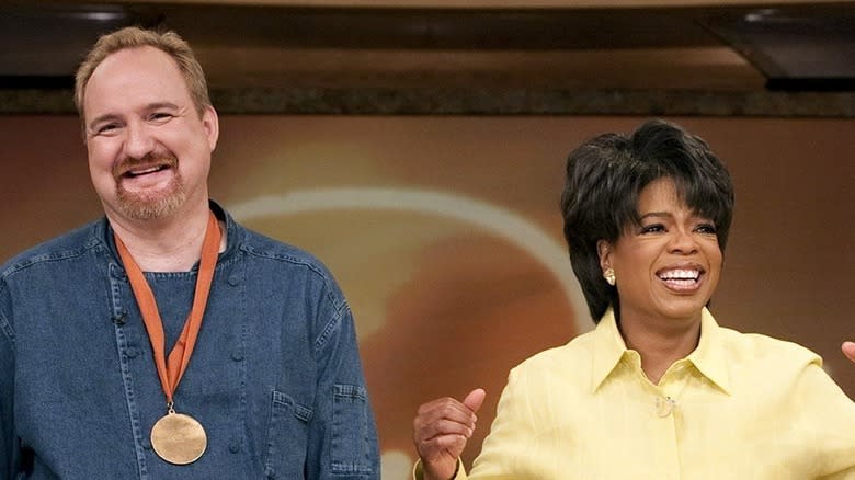 Art Smith with James Beard Award and Oprah Winfrey