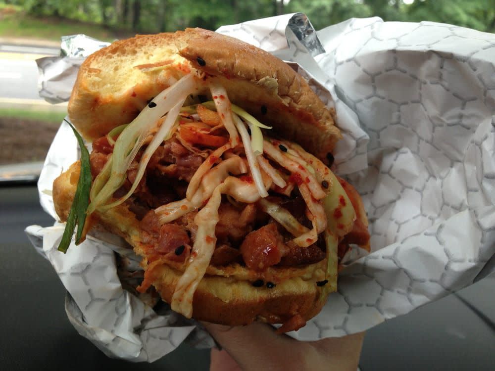 Spicy Korean Pork Sandwich