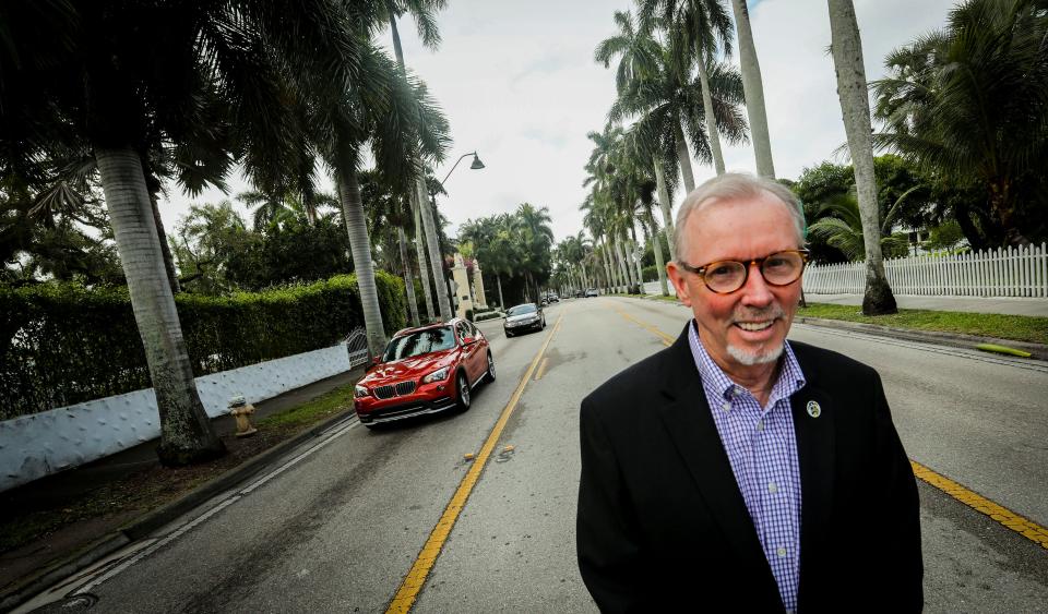 Fort Myers City Councilman Fred Burson is floating the idea of allowing the Tampa Bay Rays to use the City of Palms park for Spring training. The Ray's stadium in Charlotte County faces extensive repairs after Hurricane Ian. Burson is shown on McGregor Avenue in this file photo.