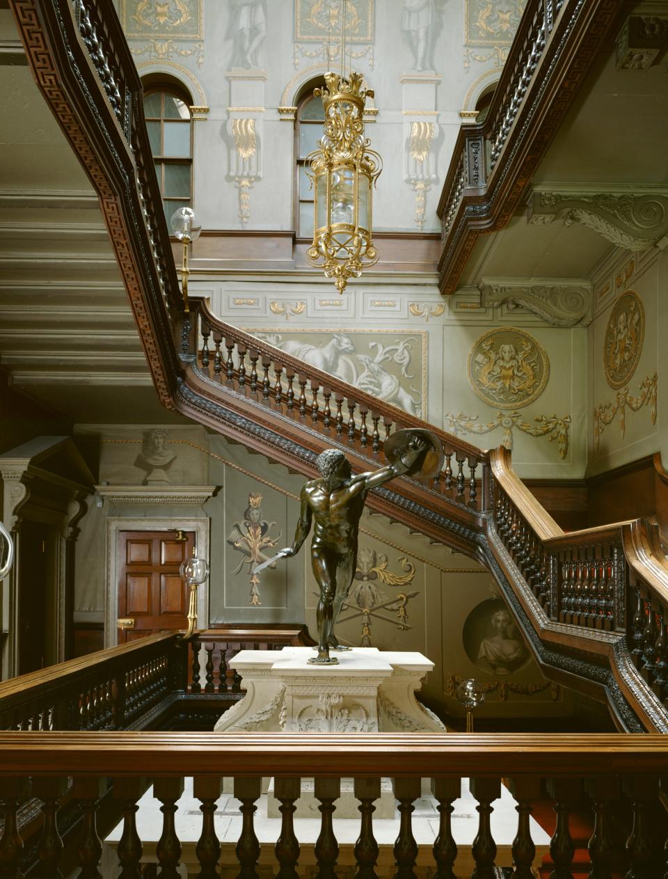 The Grand Staircase at Houghton Hall.