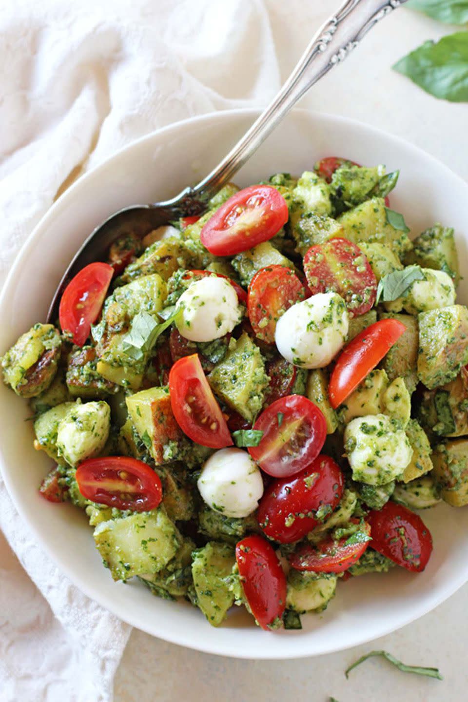 Caprese Pesto Potato Salad