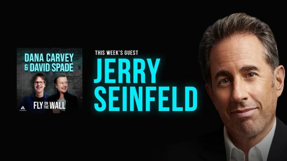 Jerry Seinfeld visited “Fly on the Wall” with Dana Carvey and David Spade. Fly on the Wall with Dana Carvey and David Spade