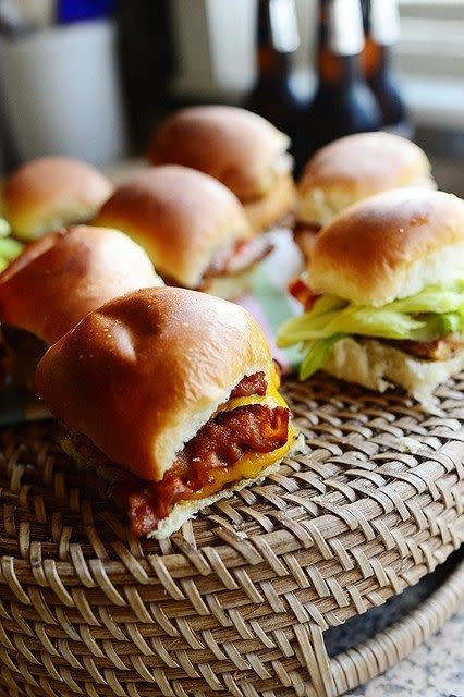 Grilled Chicken Bacon Sliders