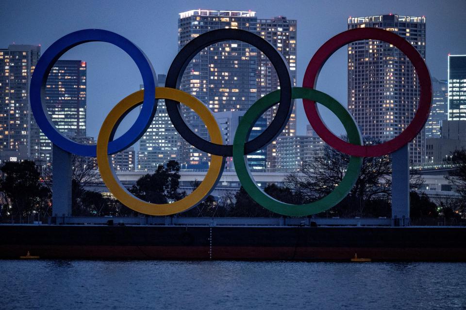 <p>Covid threat: The Tokyo Olympic Games have already been delayed by a year due to coronavirus</p> (AFP via Getty Images)