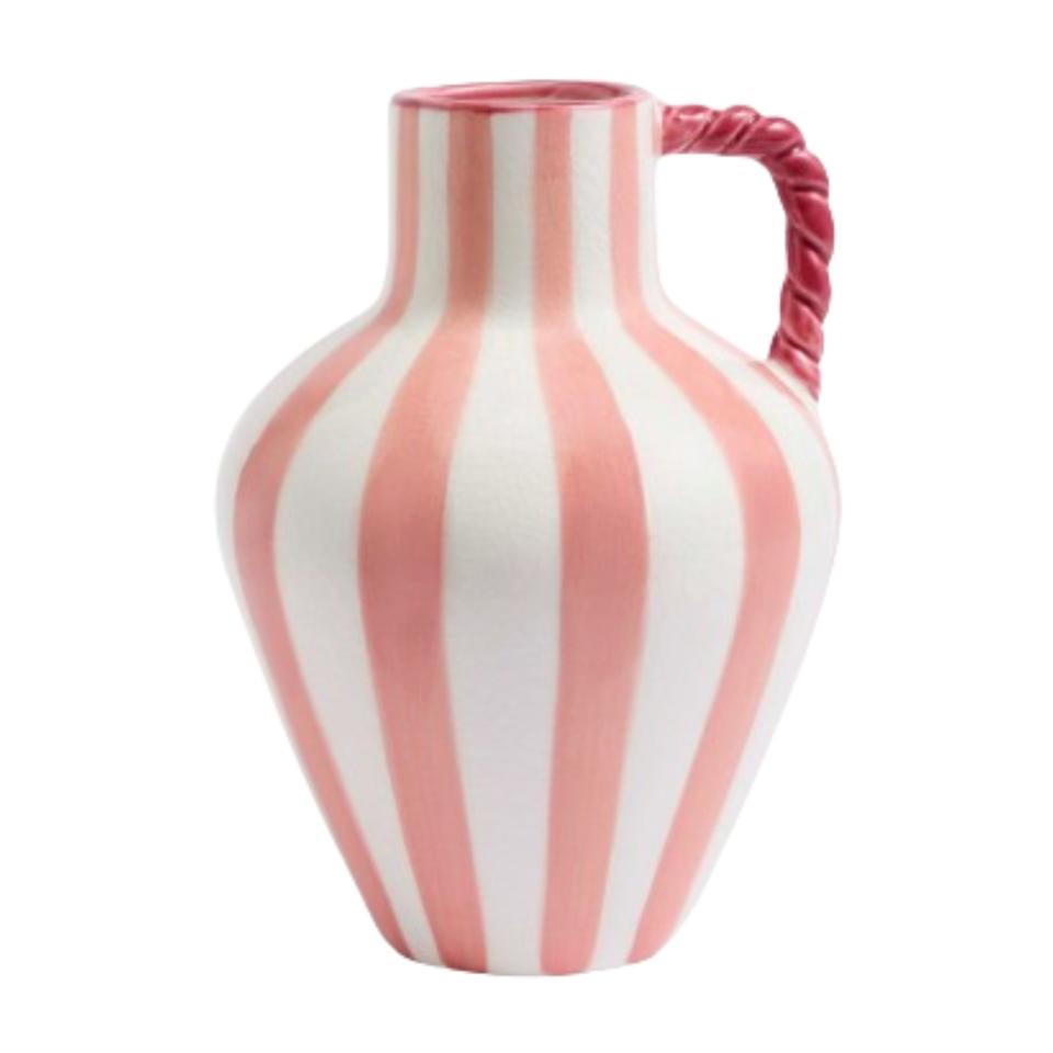 M&S Striped Jug Vase