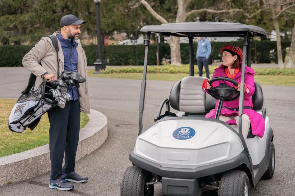 Keegan-Michael Key as Ashton Hayes and Carrie Preston as Elsbeth Tascioni in "Elsbeth."