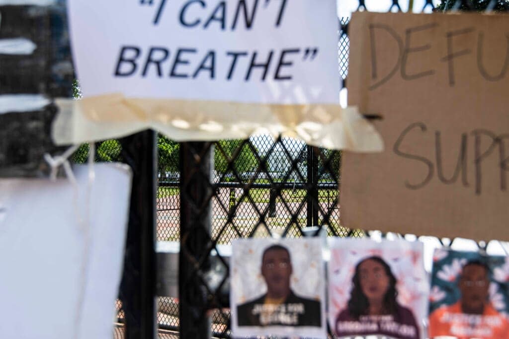 Black Lives Matter Fence