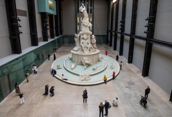 Fons Americanus – artist Kara Walker’s work for the annual Hyundai Commission in the Turbine Hall of the Tate Modern (Rex)