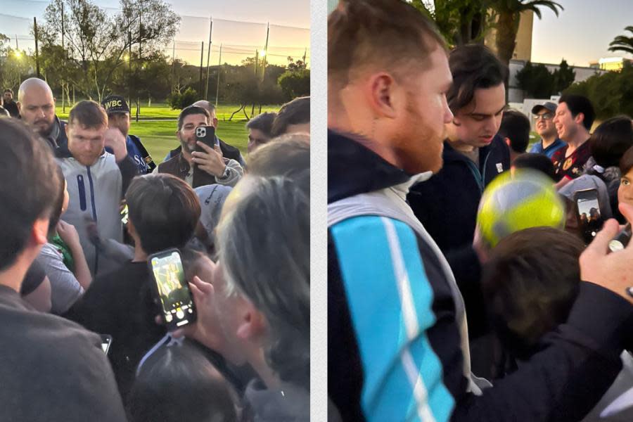 Canelo es sorprendido visitando el Club Campestre en Tijuana 