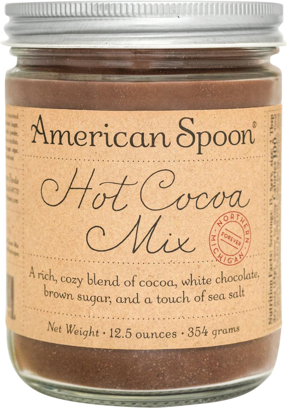 American Spoon hot cocoa mix is a new item this year.