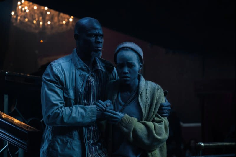 Sam (Lupita Nyong'o) meets Henri (Djimon Hounsou). Photo courtesy of Paramount