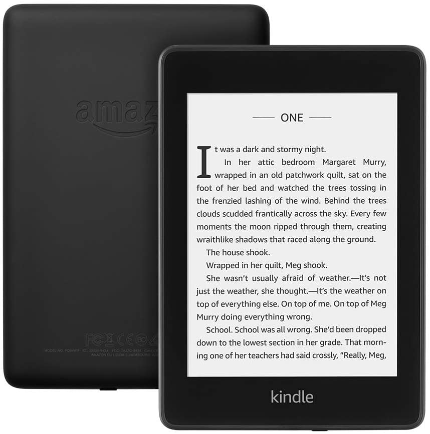 The Kindle Paperwhite can with withstand being dropped in up to 6 feet of water for an hour, and keep ticking. That's way better than your old paperback. (Image: Amazon)