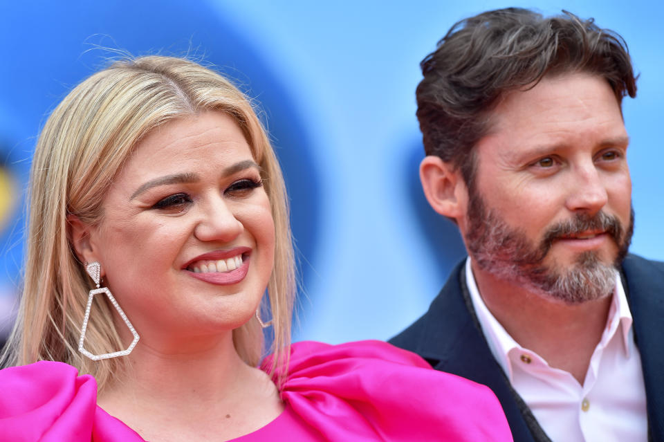 Kelly Clarkson filed for divorce from husband Brandon Blackstock (pictured with her in April 2019) in June. (Photo: Axelle/Bauer-Griffin/FilmMagic)