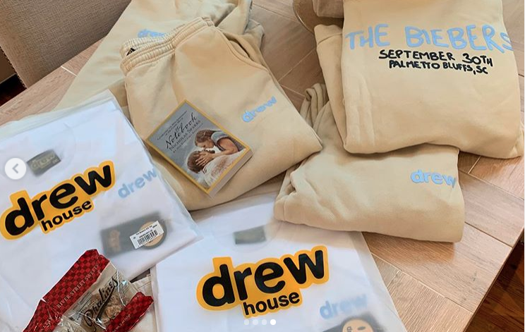 Kris shared a peek into the swag bags put together for guests. Photo: krisjenner