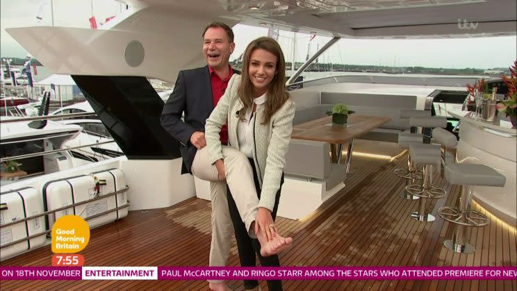 Michelle Keegan talks to Richard Arnold