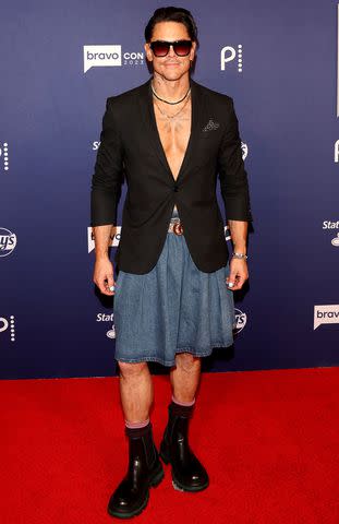 <p>Gabe Ginsberg/Getty Images</p> Tom Sandoval at BravoCon 2023.