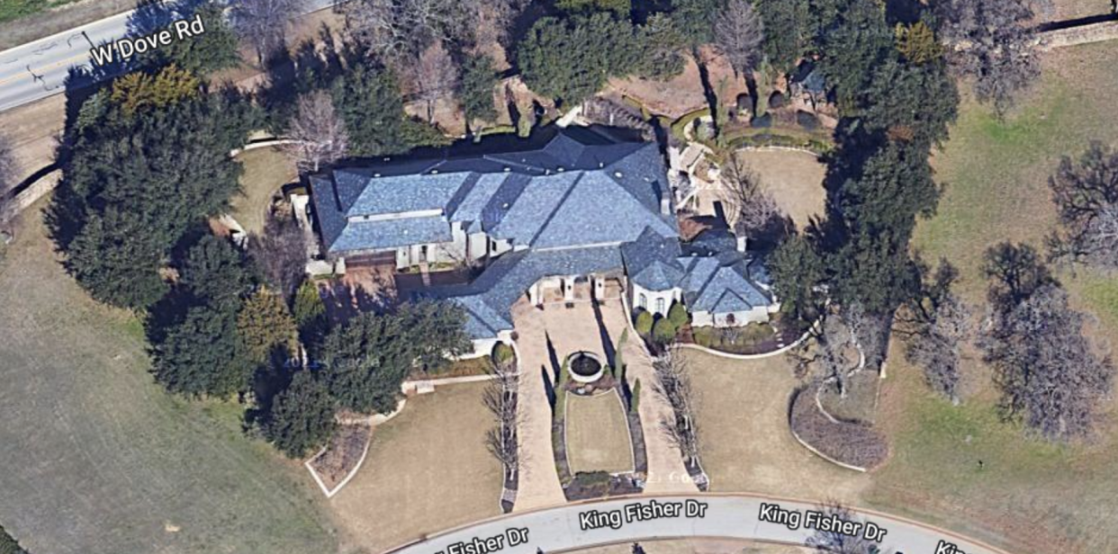 Herschel Walker's Westlake, Texas, home. (via Google Maps)