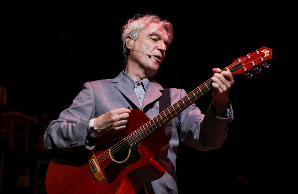 David Byrne has opened up about his time in Talking Heads credit:Bang Showbiz