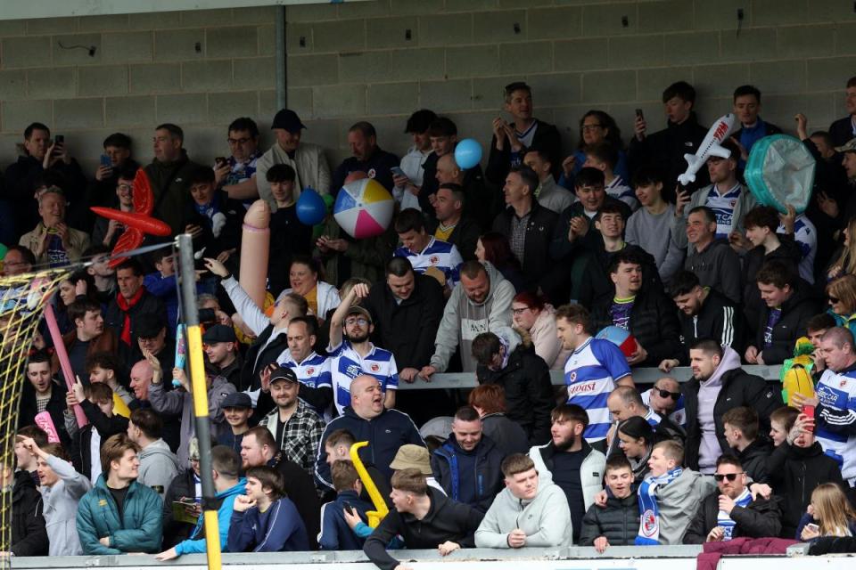 Reading Fan Gallery: Inflatable fun for nearly 2,000 despite defeat in Burton <i>(Image: JasonPIX)</i>