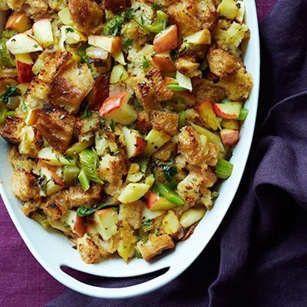 Caramelized Onion Stuffing with Apples and Sage