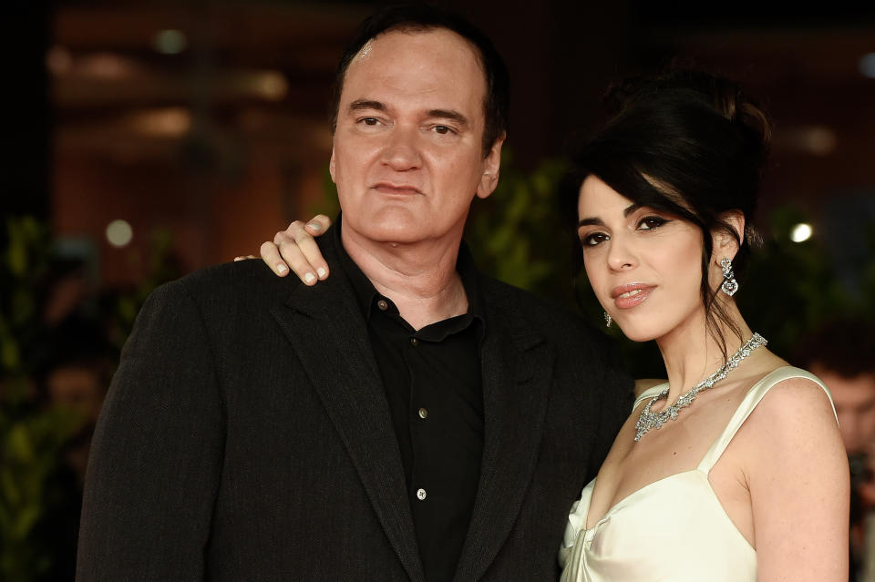 Quentin Tarantino y su esposa Daniella Pick en el 2021. (Photo by Marilla Sicilia/Archivio Marilla Sicilia/Mondadori Portfolio via Getty Images)