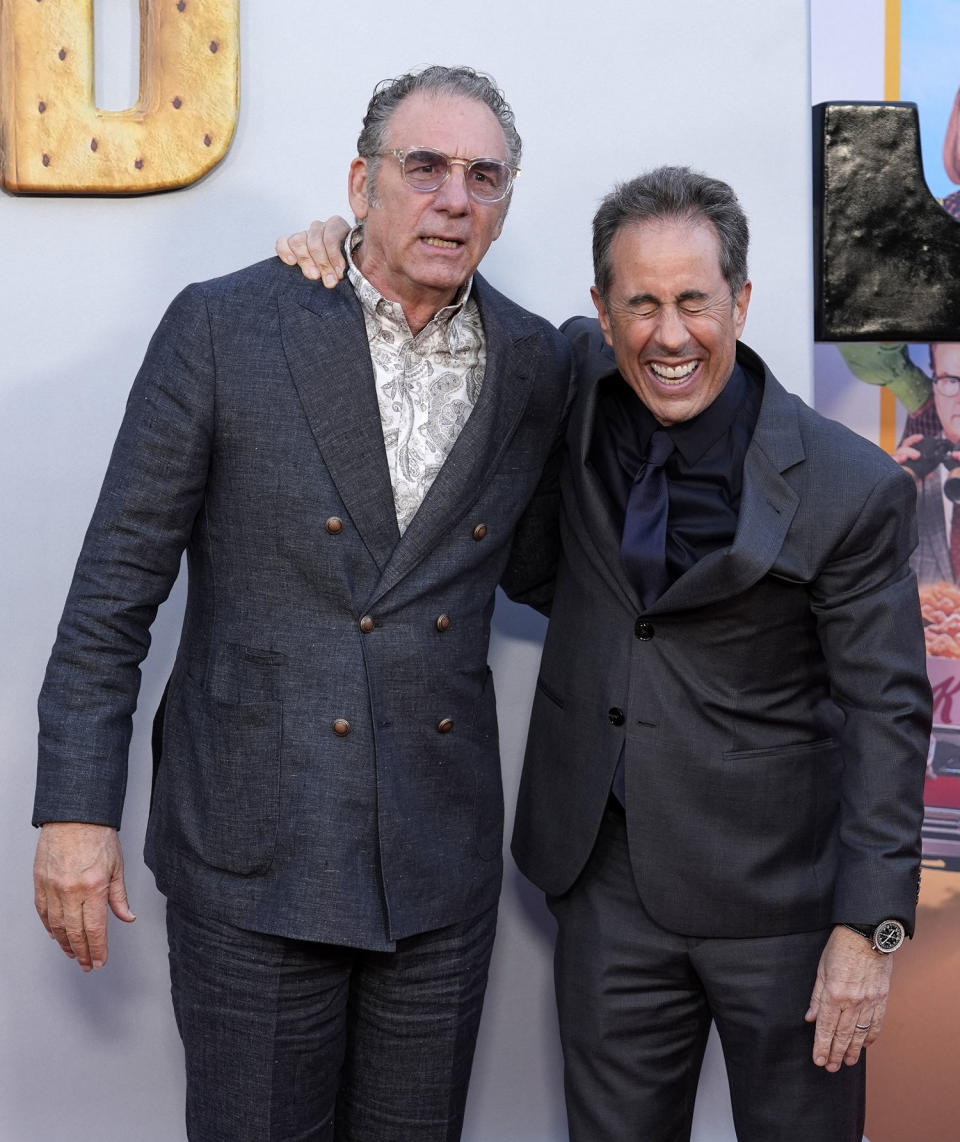 Jerry Seinfeld and Michael Richards (Chris Pizzello / AP)