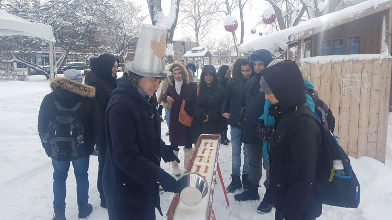 Syrup and the city: Self-styled superhero brings sugaring off to downtown Montreal