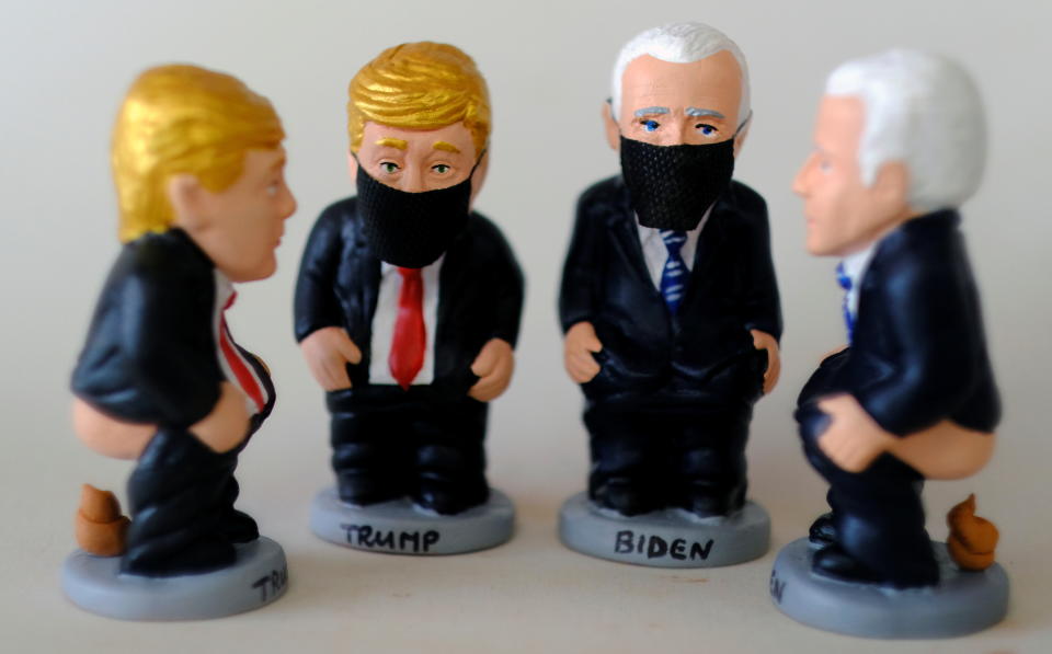 Los caganers de Trump y Biden en la recta final hacia las elecciones