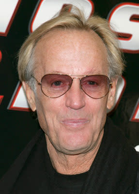 Peter Fonda at the New York premiere of Columbia Pictures' Ghost Rider