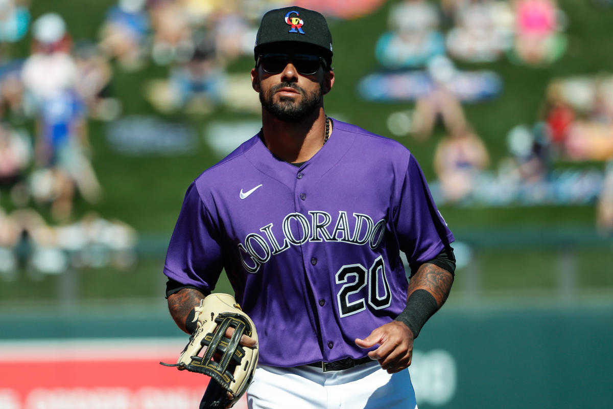 San Francisco, California, USA. 14th Sep, 2018. Colorado Rockies first  baseman Ian Desmond (20) in action during the MLB game between the Colorado  Rockies and the San Francisco Giants at AT&T Park