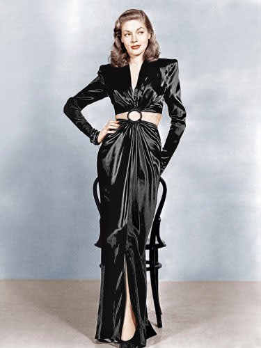 <div class="caption-credit"> Photo by: Everett Collection</div><div class="caption-title">Lauren Bacall</div><i>To Have and Have Not</i>, 1944. Scandalous and skin bearing in the World War II era, this shiny black number is one we insist on having. <br> <br> <b>More from REDBOOK: <br></b> <ul> <li> <b><a rel="nofollow noopener" href="http://www.redbookmag.com/beauty-fashion/tips-advice/october-2012-fashion-and-accessories-for-breast-cancer-awareness?link=rel&dom=yah_life&src=syn&con=blog_redbook&mag=rbk#slide-1" target="_blank" data-ylk="slk:50 Finds Under $50 -- That Give Back!;elm:context_link;itc:0;sec:content-canvas" class="link ">50 Finds Under $50 -- That Give Back!</a></b> </li> <li> <b><a rel="nofollow noopener" href="http://www.redbookmag.com/health-wellness/advice/increase-metabolism?link=rel&dom=yah_life&src=syn&con=blog_redbook&mag=rbk#slide-1" target="_blank" data-ylk="slk:20 Ways to Speed Up Your Metabolism;elm:context_link;itc:0;sec:content-canvas" class="link ">20 Ways to Speed Up Your Metabolism</a></b> </li> </ul>