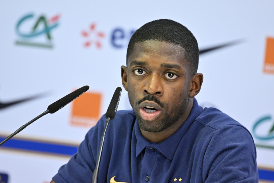 Ousmane Dembélé minimizó la situación (Foto de: Lionel Hahn/Getty Images)