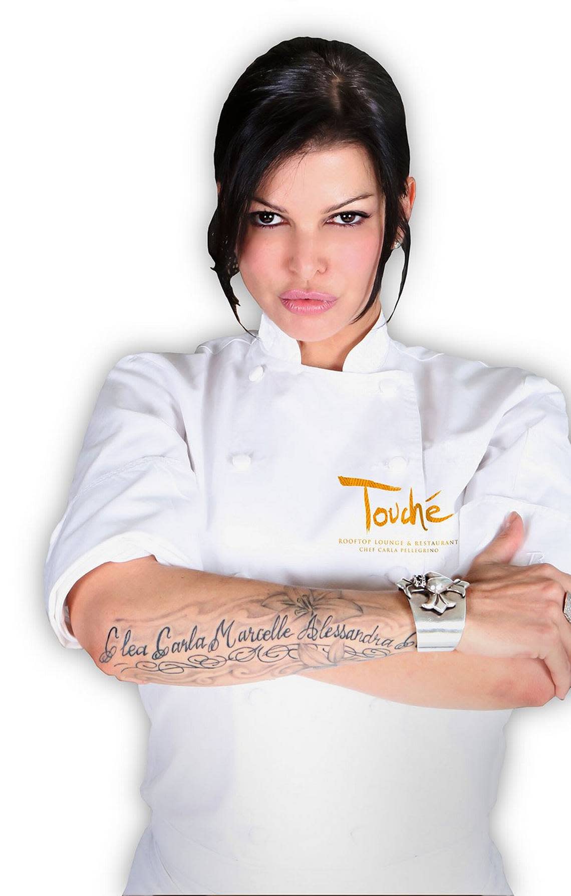 Chef Carla Pellegrino in her days at Touché Restaurant & Lounge in Miami.