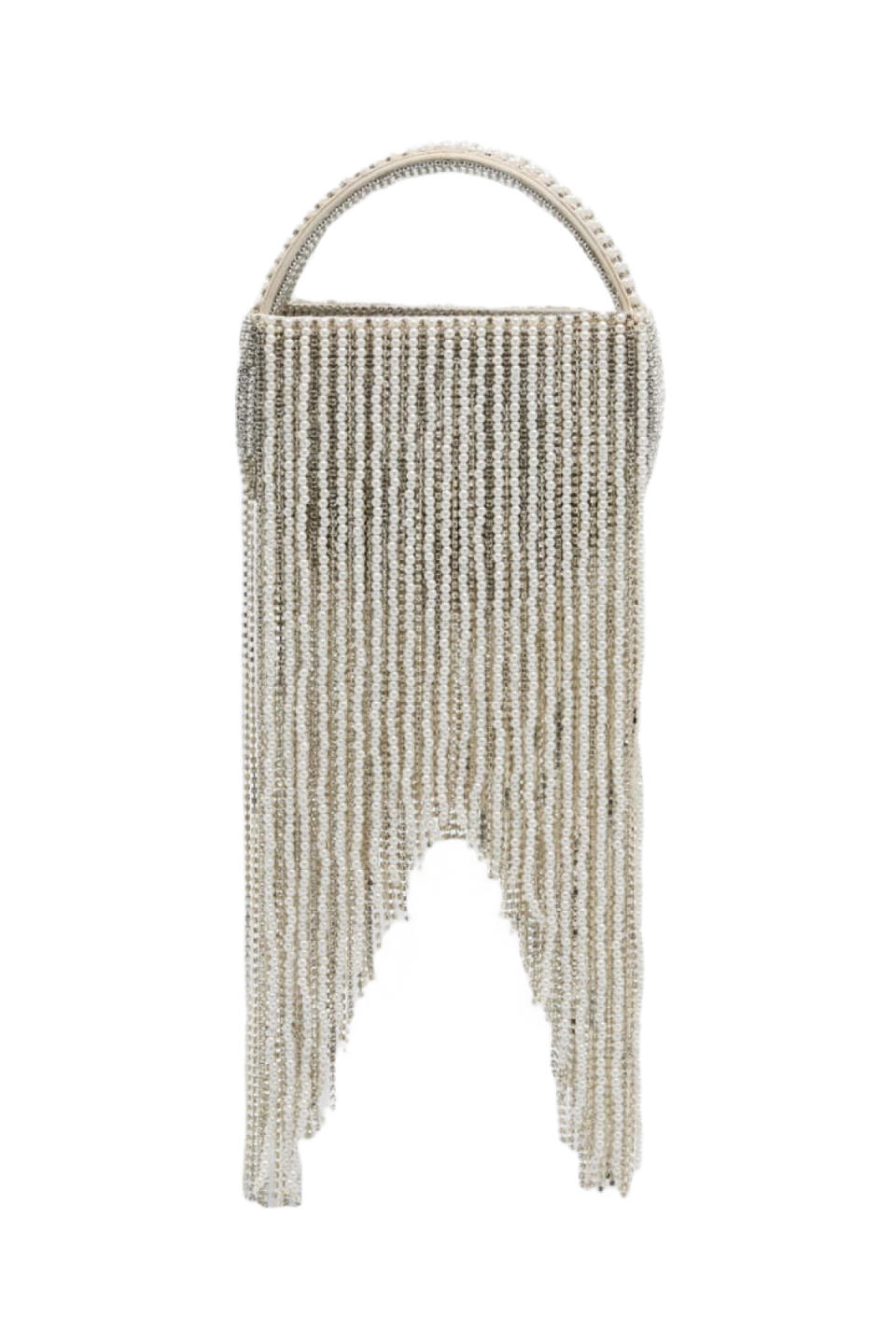 Estel Small Fringe Embellished Top-Handle Bag