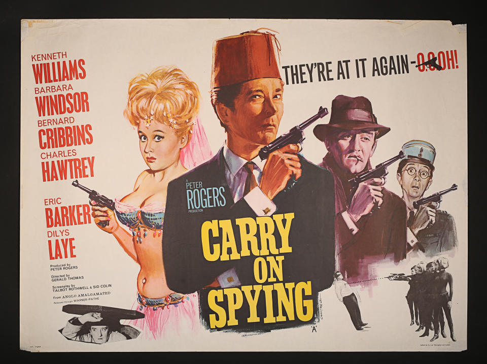 CARRY ON SPYING (1964) – UK Quad Poster