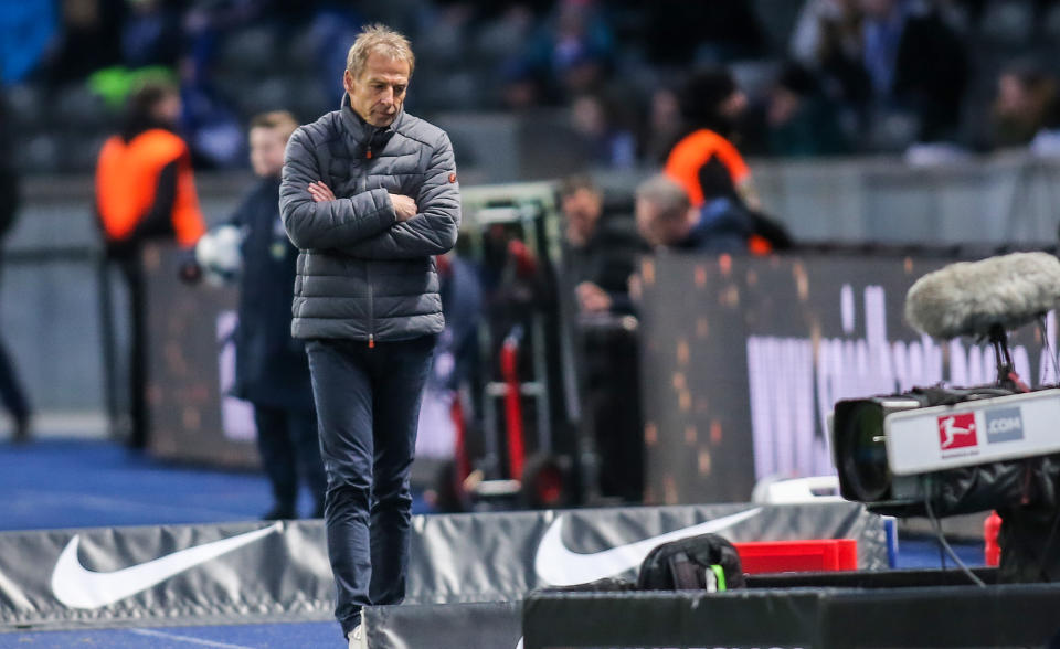 Jürgen Klinsmann ist nicht mehr Cheftrainer von Hertha BSC. (Bild: Getty Images)