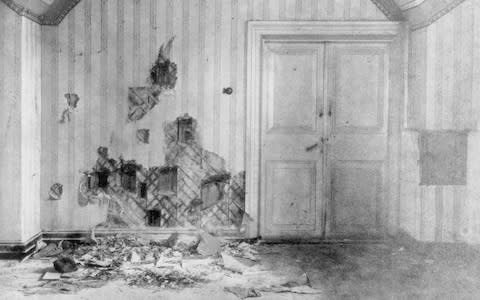 The room in which the Romanovs were executed - Credit: Getty