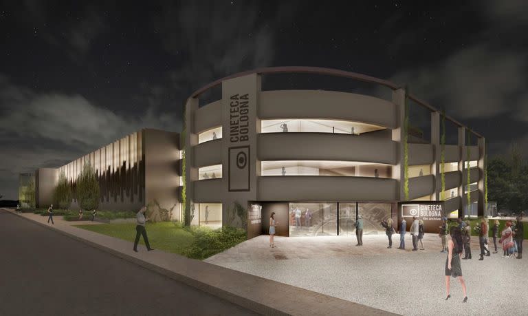 Render de cómo se verá la nueva sede de la Cineteca de Bolonia