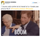 <p>Benoît Hamon a décidé de se lâcher ce soir.</p>