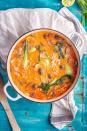 <p>The pak choi in this recipe tastes delicious as it's soaked up all the flavours from the Thai curry paste and coconut milk.</p><p>Get the <a href="https://thecookreport.co.uk/coconut-noodle-soup/" rel="nofollow noopener" target="_blank" data-ylk="slk:Coconut Noodle Soup with Mushroom & Edamame;elm:context_link;itc:0;sec:content-canvas" class="link ">Coconut Noodle Soup with Mushroom & Edamame</a> recipe.</p><p>Recipe from <a href="https://thecookreport.co.uk/" rel="nofollow noopener" target="_blank" data-ylk="slk:The Cook Report;elm:context_link;itc:0;sec:content-canvas" class="link ">The Cook Report</a>.</p>