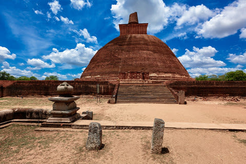 A stupa at Anuradhapura - Credit: AP