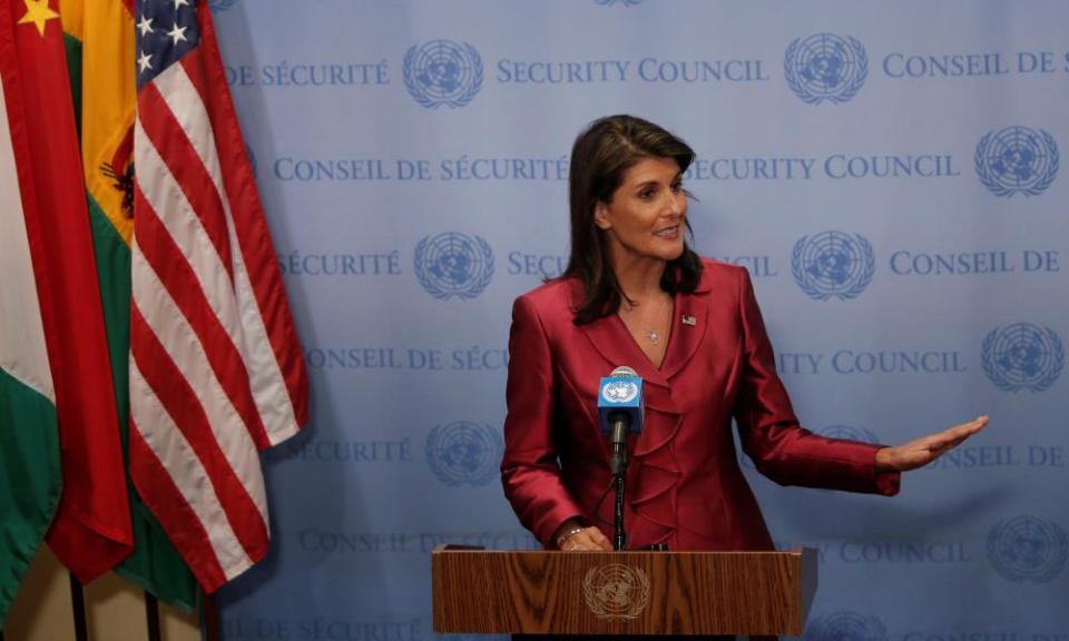 United Nations ambassador Nikki Haley says she has ‘never been part of’ discussions of the 25th amendment within the administration.